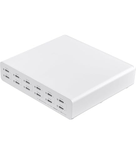 Amazon.co.jp: USB充電器(10ポート・合計20A・高耐久タイプ) ACA-IP68