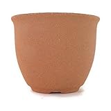 信楽焼 植木鉢 胴丸 4号鉢 鉢幅11cm×高さ9cm 盆栽鉢 陶器鉢 盆栽妙