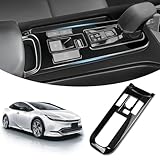 トヨタ プリウス60系 専用 アクセサリー シフトパネル VLOOKEE インテリアパネル プリウス60 アクセサリー PRIUS 60系 車種専用設計 シフトレバーパネル ABS製 内装パーツ カスタム ドレスアップ 傷防止 簡単取付 保護パーツ 1PCSセット(ピアノブラック)
