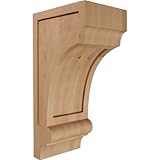 Ekena Millwork Diane Recessed木製コーベルの 5 1/2"W x 7"D x 14"H CORW06X07X14DIRO 1