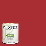 Prestige Paints Exterior 1つでペイント、プライマー、1-gallon、フラット、Comparable一致のSherwin WilliamsホワイトBeet 1 Gallon 
