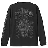 【公式】コスパ COSPA メイドインアビス 烈日の黄金郷 アビス地図 袖リブロングスリーブTシャツ BLACK Mサイズ 綿