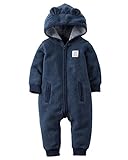 カーターズ Carter's ロンパース カバーオール マイクロフリース ポリエステル100% 男の子 & ベビー・デポ モスリン ウォッシュクロス Fleece Jumpsuit 18M (78-8