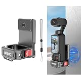 DJI Osmo Pocket 3 対応拡張アダプター磁気マウント, DJI Pocket 3 用デスクトップスタビライザー, オズモポケット3 用アクセサリー, コールドシュースロット/GOPRO/ACTION接続ポート付き