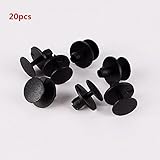 Iztoss Oem: 20 ピース新しい ナイロン リベット クリップ フード ストップ ランプ トランク絶縁51-48-1-938-725 フィット 8 ミリメートル穴用bmw 5 7 シリーズ 