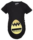 マタニティGolden Easter Eggバンプ妊娠面白い春発表Tシャツ US サイズ: M カラー: ブラック