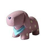 Baidecor樹脂ピンクDog Money Box Piggy Bank
