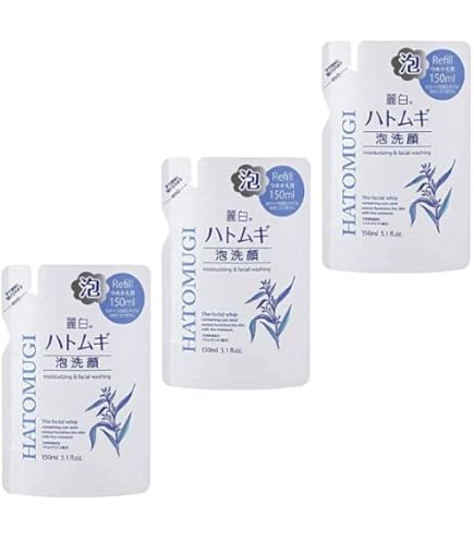 Amazon | 熊野油脂 麗白 ハトムギ泡洗顔 つめかえ用 150mL