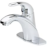Pfister lg42-ancc Parisa Singleコントロール4インチCentersetバスルーム蛇口ポリッシュクロームで、1.2 GPM