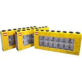 子供のLegoミニフィギュア8コンパートメントDisplayケース Large 3-Pack ブラック 40660603