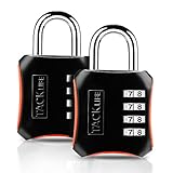 南京錠 TACKLIFE HCL3B 4桁ダイヤル式ロック 2個セット コードライン設計 防錆 家庭・倉庫用 日本語取扱説明書 2年保証