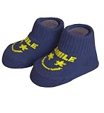 （イーザッカマニアストアーズ）e-zakkamania stores ベビーソックス［USAスマイル］ 7-10cm ブルー