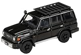 1/64 Toyota LANDCRUISER 70 (GDJ76W) 2023 カスタムバージョン アティチュード・ブラック・マイカ