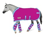 Breyer Tack Blanket & Shipping Boots - Hot Pink! [並行輸入品]