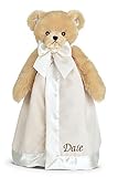 Lil' Teddy Snuggler Blanket by Bearington Baby 13 Inches With Satin Binding by Bearington