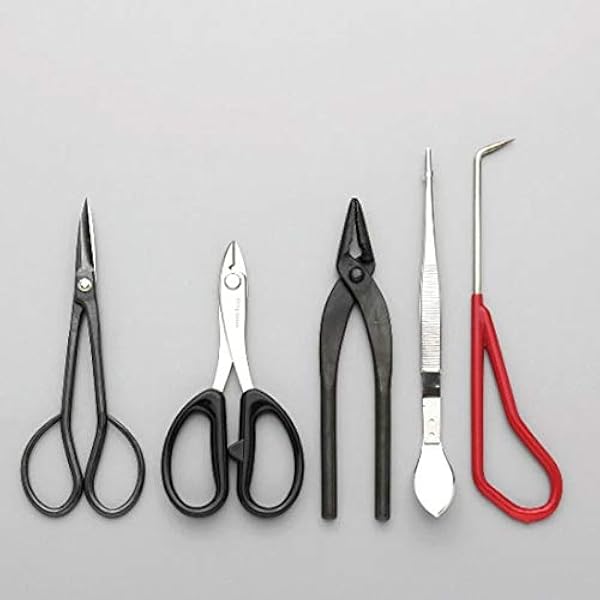 盆栽 道具 初心者用 盆栽5点 入門お手入れセット 2399 園芸 鉢植え Bonsai 三条職人技 日本製 喜久和h 園芸用ナイフ Amazon