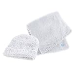 カシウエア / kashwere ベビーブランケット 単色＆キャップ (b-blue) [並行輸入品]