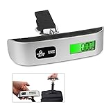 Hostweigh 旅行用はかり デジタルはかり ラゲッジスケール 吊りはかり スーツケース はかり 荷物計り デジタル 計量器 ラゲッジチェッカー ハンギングスケール 重量チェック 風袋引き機能付 