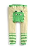 [Vaenait Baby] 0-24ヶ月 子供キッズ男の子レギンスソックスタイツスキニースパッツ Green Frog