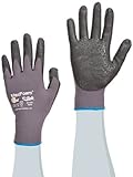 ATG 34-900/XS MaxiFoam Seamless Gloves with Nitrile Coated Palm, Graphite/Dark Gray, X-Small, 1-Doze