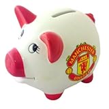 Manchester United FC貯金箱 – ホワイト – Footballギフト