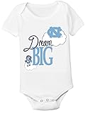 North Carolina TarヒールUNC Dream Big Baby Onesie