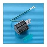 （まとめ）サンワサプライ 3P→2P変換アダプタ（ブラック） TAP-AD1BKN【×10セット】 ds-1616262
