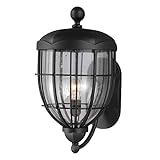 Feiss OL9804TXB 1-Bulb Outdoor Lantern, Textured Black Finish [並行輸入品]
