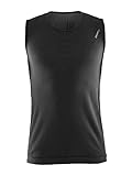 CRAFT (クラフト) メンズ ノースリーブ Intensity 1904921 BASELAYER STAY COOL Men's アンダーウェア (M, 9999(ブラック))