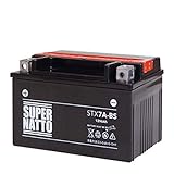 SUPER NATTO / STX7A-BS （GTX7A-BS FTX7A-BS KTX7A-BS互換) 密閉型MF (STX7A-BS, STX7A-BS 初期補充電済み)