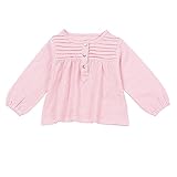 Cutelove 女の子　秋　キッズ　ベビー服　Tシャツ　トップス　上着　長袖　春夏秋　100％綿　無地　2色　普段着　カジュアル　可愛い