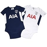 Tottenham Hotspur F.C. トッテナム ホットスパー F.C. 2パック ボディスーツ GD / ベビー ロンパース 半袖 (12-18ヶ月(86cm))