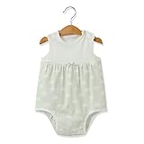 iTimes Baby ベビー服 新生児服 オーガニックコットン100％ ふんわり柔らかい肌触り 贈り物 出産祝い (52CM 0-3ヶ月, グレー)