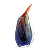 Colorful Dreamscape Art Decorative Glass Flower Vase by Furniture Creations
