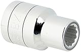 S K Hand Tools SKT40212 .50in. Drive 12 Point Standard Socket .38in.