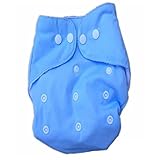 Junda ベビー用品 布おむつ おむつカバー ７色セットサイズ調整可 (ブルー)
