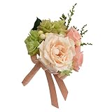 Merci la fleur プリザーブドフラワー コサージュ 完成品 Nature ナチュール ピーチ