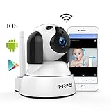 FREDI WiFi監視カメラ 高画質HDベビーモニター 遠隔監視・操作 全天候ワイヤレスセキュリティカメラ 出産祝いベビーシャワー贈り物 録音録画 双方向音声 防犯カメラ スパイカメラ 赤外線ナイト