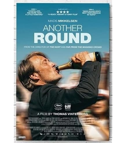 Amazon.co.jp: 映画ポスター アナザーラウンド Another Round マッツ