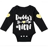 MIOIM ベビー服 キッズ 赤ちゃん ロンパース Tシャツ 長袖 連体服 ボディスーツ 男の子 女の子 パジャマ カジュアル 子供服 ブラック