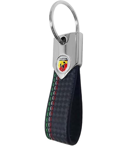 Amazon | [KXICYUR] アバルト 専用 車 キーホルダー キーリング Abarth