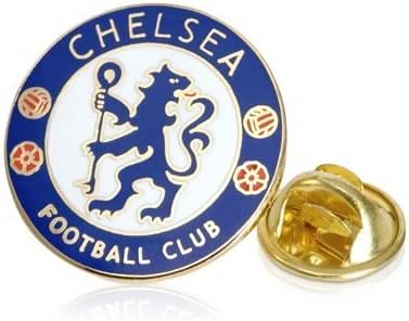 Amazon | チェルシーFC エンブレムデザインピンバッチ ...