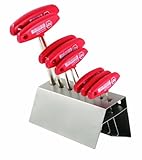 Wiha 33488 T-Handle Set, 2-10mm, With Metal Stand, 8-Piece Set by Wiha