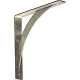 Ekena Millwork BKTM02X14X14LESS 2-Inch W x 14-Inch D x 14-Inch H Legacy Bracket, Stainless Steel [並行