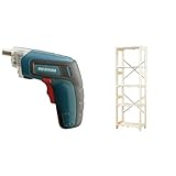 『電動ドライバー 充電式 RD110-G グリーン』と『ラック ウッディラック 幅58.5×奥行35×高さ179cm クリア WOR-5318』のセット