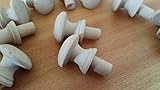 DIY　ウッドノブ　　取っ手　 10個セット　木製つまみ　引き出し　扉 (KW02-26)