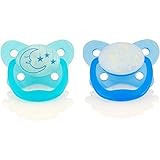 Dr. Brown's 4 Piece Glow in The Dark Stage 2 Pacifier for Web, Blue, 6-12 Month by Dr. Brown's [並行輸入