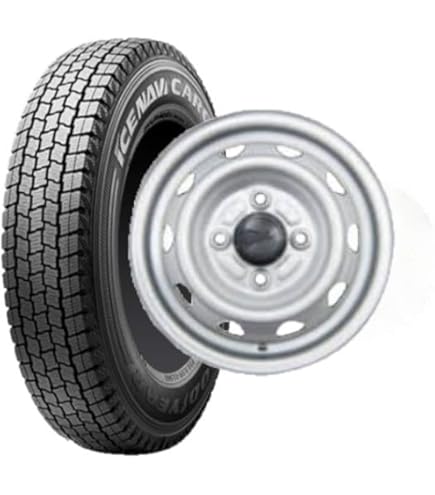 Amazon | 12インチ 4本セット スタッドレスタイヤ＆スズキ純正スチール