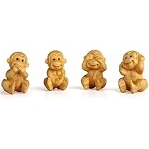 もえ様　ざる4つ Amazon.co.jp: 三猿 みざるきかざるいわざる 四猿 見ざる 聞か