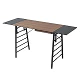 JKプラン　Re・conte Ladder Desk NU （DESK） ブラックブラウン NU-001-bkbr
